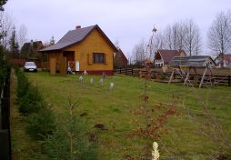 Blick vom Grundstück